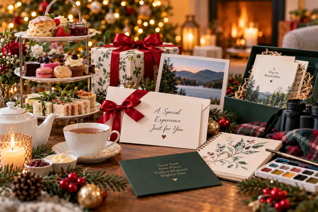 Christmas experience gift ideas including activities and days out