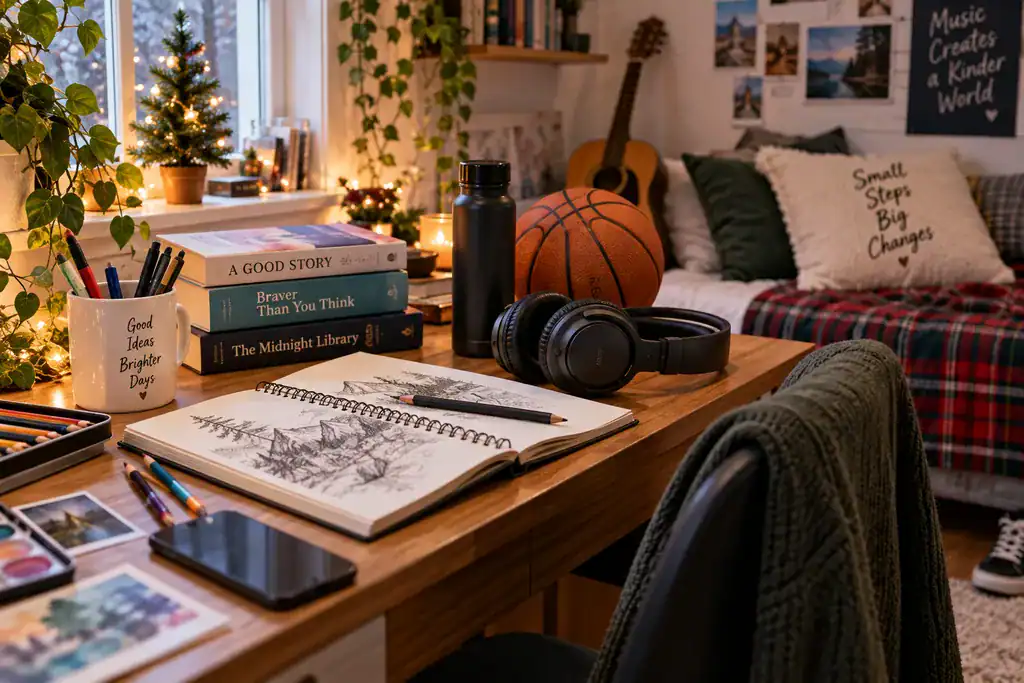 Creative, reading, music and sports interests for teenage Christmas gift inspiration