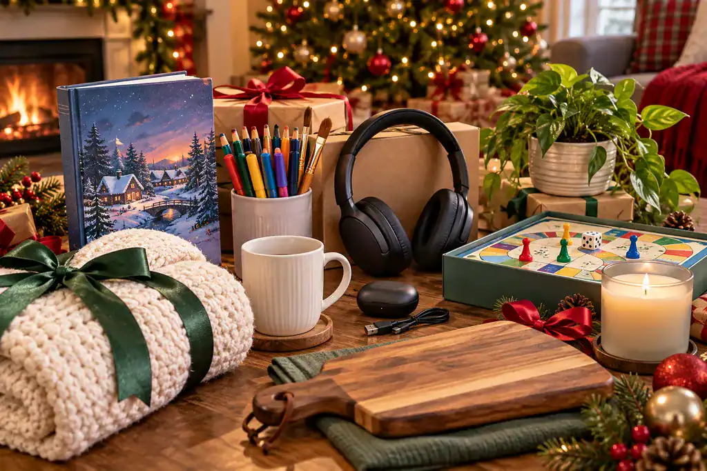 Christmas gift ideas including books, creative activities, games and lifestyle gifts