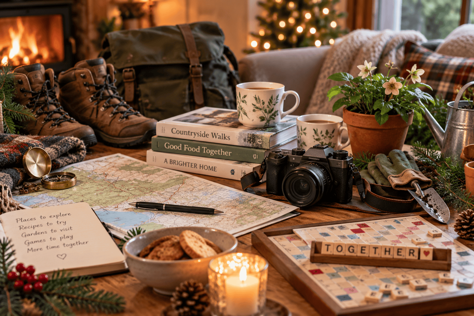 Gift ideas for couples inspired by travel, reading, photography, gardening and games.